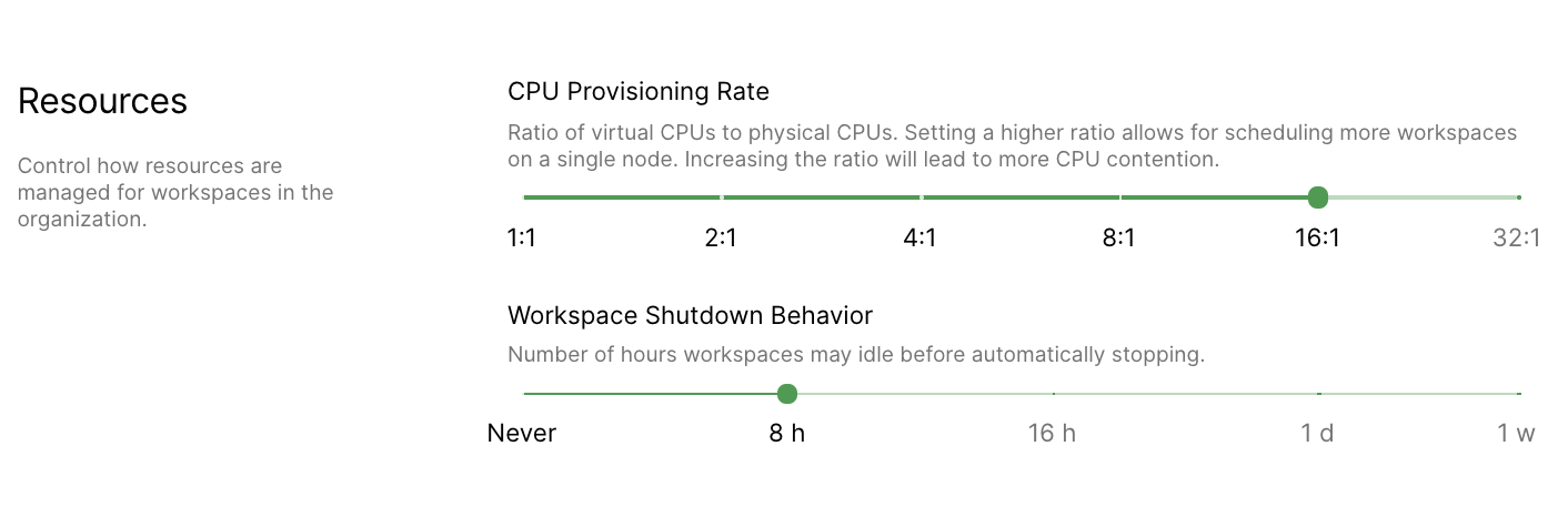 Configure shutdown behavior