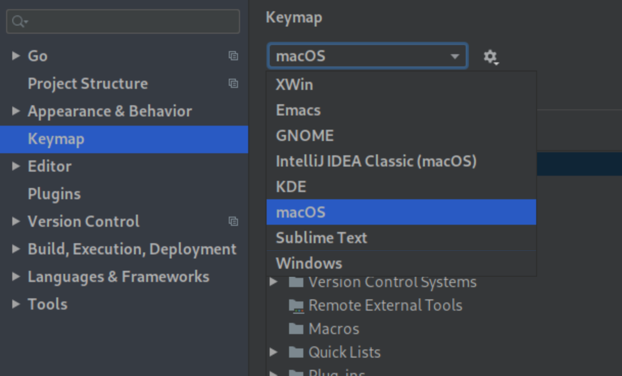 Configuring macOS keybindings