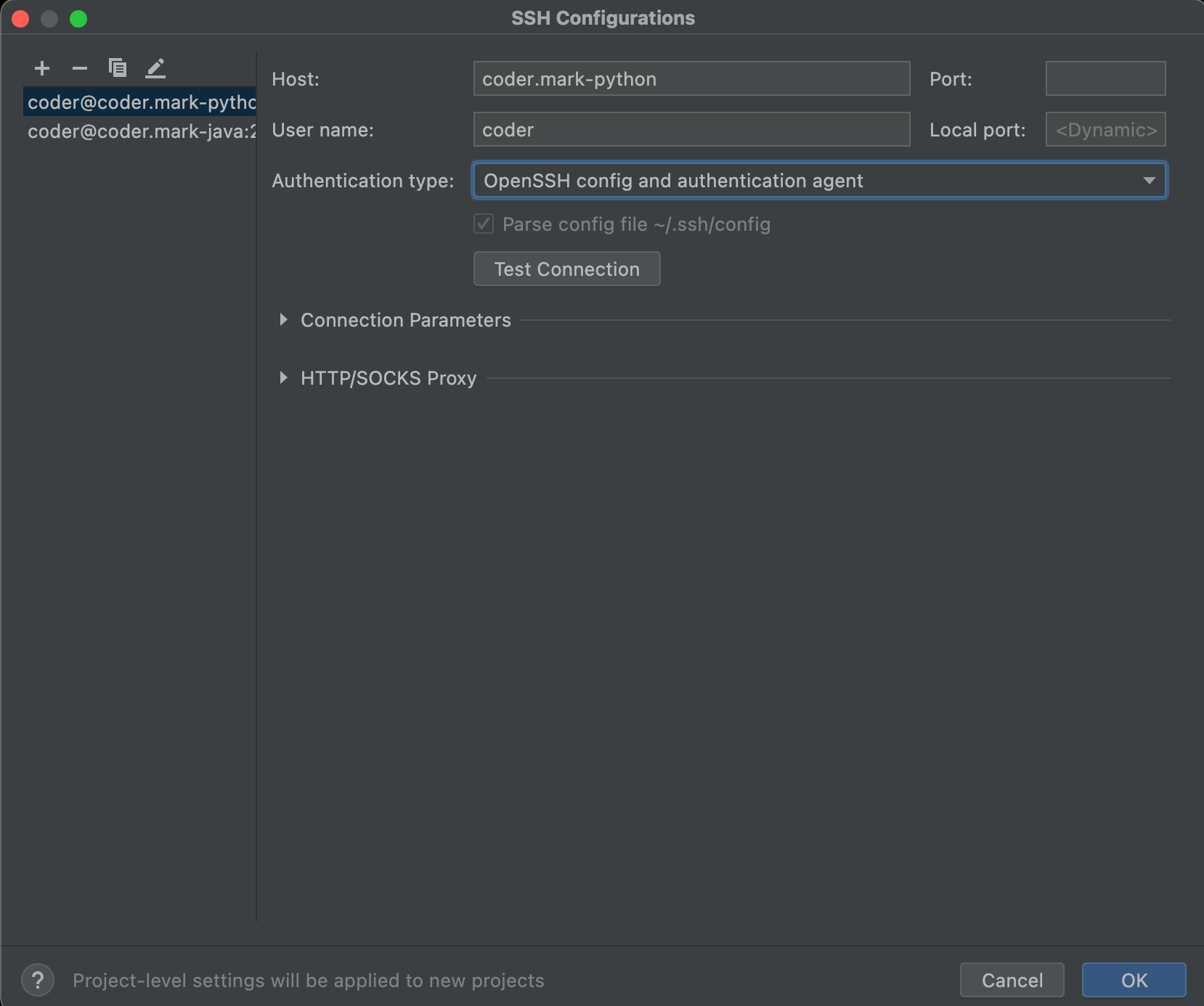 Gateway SSH Configurations